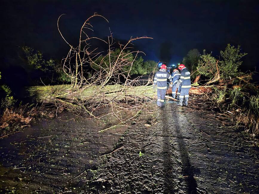 Interventii in urma fenomenelor meteo periculoase | imaginea 1