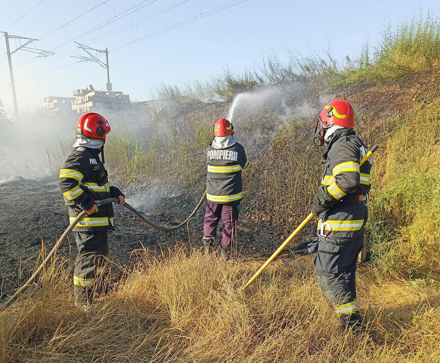 Ore de lupta cu incendiile de vegetatie | imaginea 1