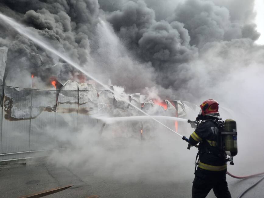 Doua incendii au mistuit trei case si o hala | imaginea 1
