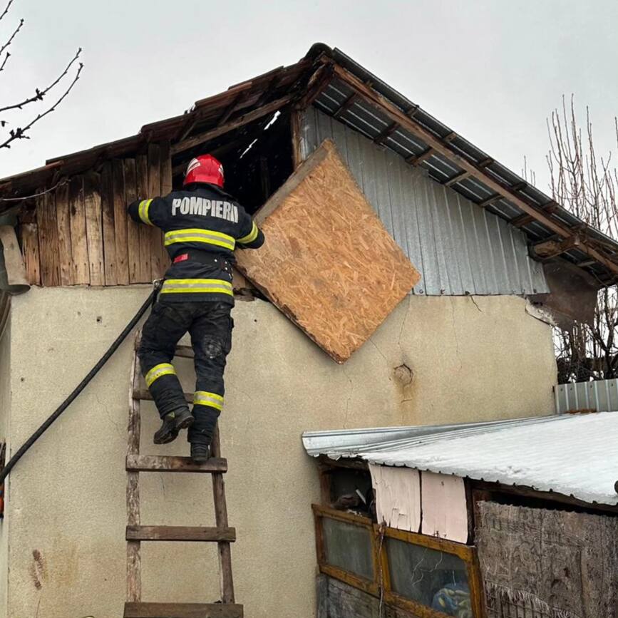 Incendiu de casa din cauza cosului de fum deteriorat | imaginea 1
