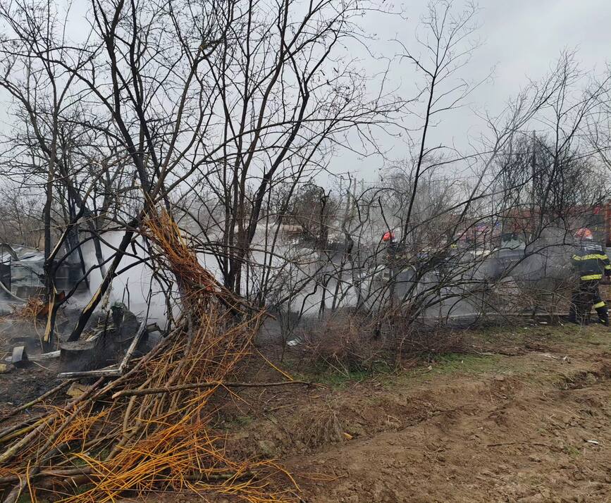Gospodarie in flacari   Doi iepuri au murit in incendiu | imaginea 1