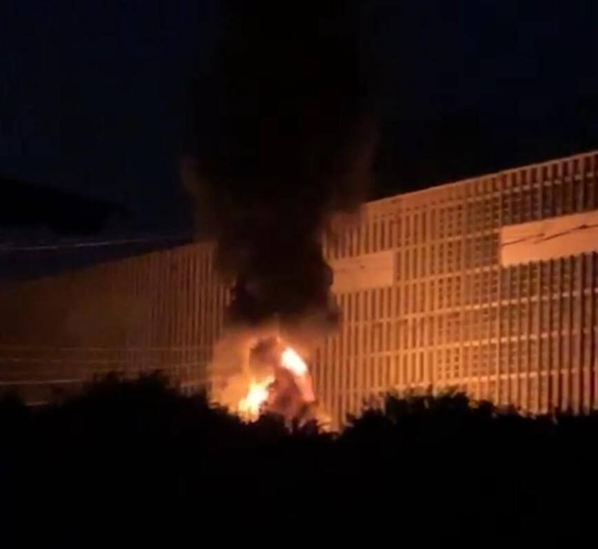 Accident tehnologic urmat de incendiu | imaginea 1