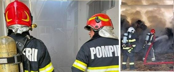 Incendiu la un depozit din Salonta | imaginea 1