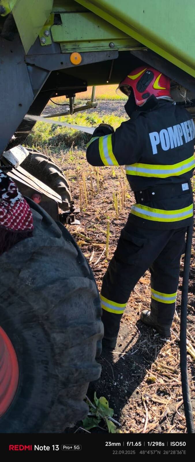 Combina in flacari   Focul a pornit de la o defectiune tehnica | imaginea 2