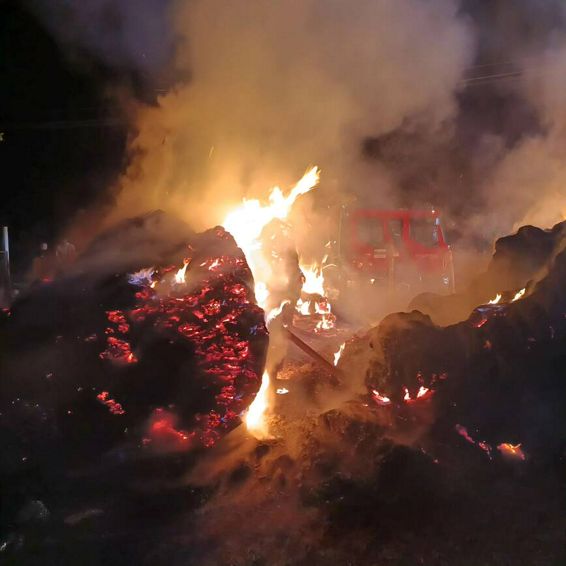 Gospodarie in flacari Au ars furaje si lemne | imaginea 1