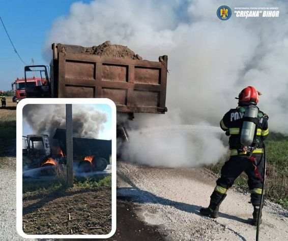 Incendiu la o autobasculanta aflata in mers | imaginea 1