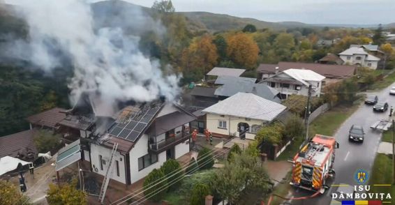 Incendiu la o locuinta   Totul a pornit de la un scurtcircuit | imaginea 1
