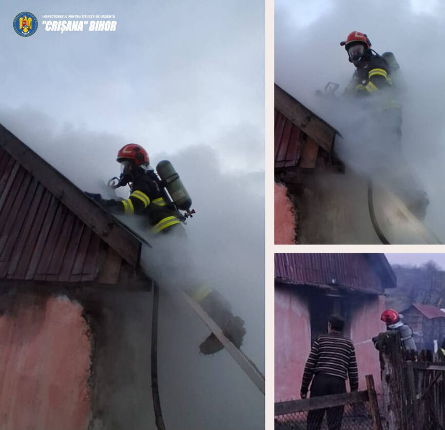 Incendiu la o casa   atentie la sistemele de incalzire | imaginea 1