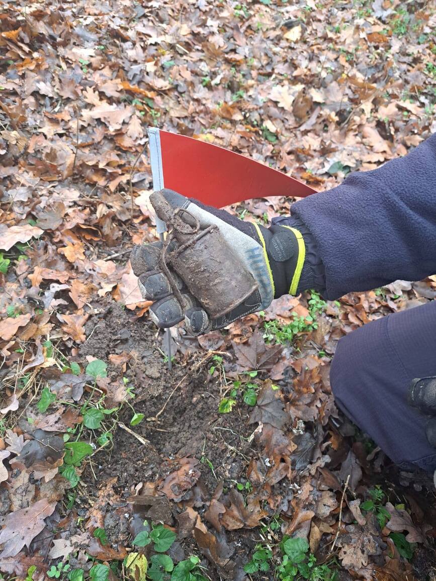 Grenada descoperita in padure | imaginea 1