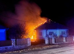 Victima carbonizata intr un incendiu devastator | imaginea 1