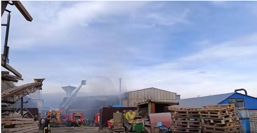 Incendiu la o hala Peste 50 de pompieri s au luptat 7 ore cu flacarile | imaginea 1