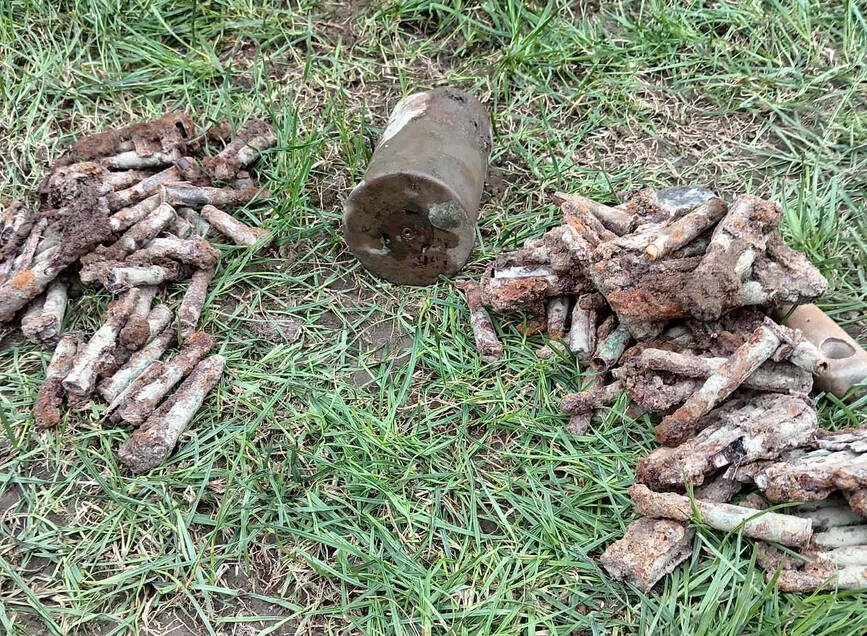 Munitie in gradina  Descoperire periculoasa | imaginea 1