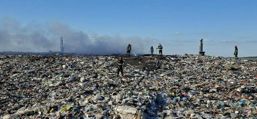 Incendiu la depozitul ecologic  Deseuri in flacari | imaginea 1