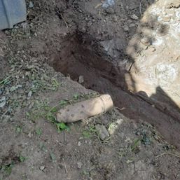 Proiectil exploziv  scos la suprafata in timpul unor lucrari | imaginea 1
