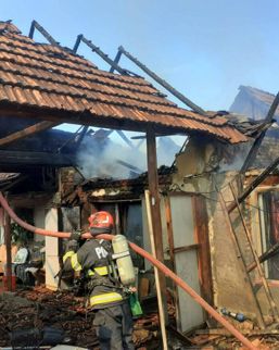 Patru animale au pierit intr un incendiu de gospodarie | imaginea 1
