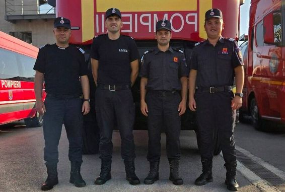 Schimb de stafeta pentru pompierii romani aflati in misiune in Grecia | imaginea 1