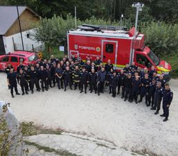 Incendiu forestier major la Baile Olanesti | imaginea 1