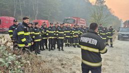 Pompierii doljeni  in sprijinul colegilor din Mehedinti | imaginea 1