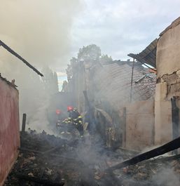 Vantul puternic a transformat un incendiu intr un dezastru | imaginea 1