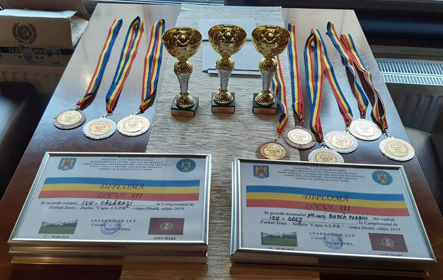 Final de competitie   Campionatul de fotbal tenis  Cupa ASPR   editia 2019 | imaginea 1