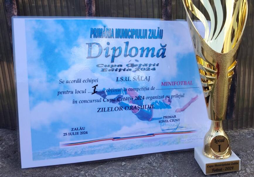 Echipa ISU Salaj   locul I la minifotbal | imaginea 1