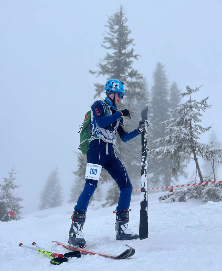 O noua performanta la schi  Felicitari  Bogdan Bus | imaginea 1