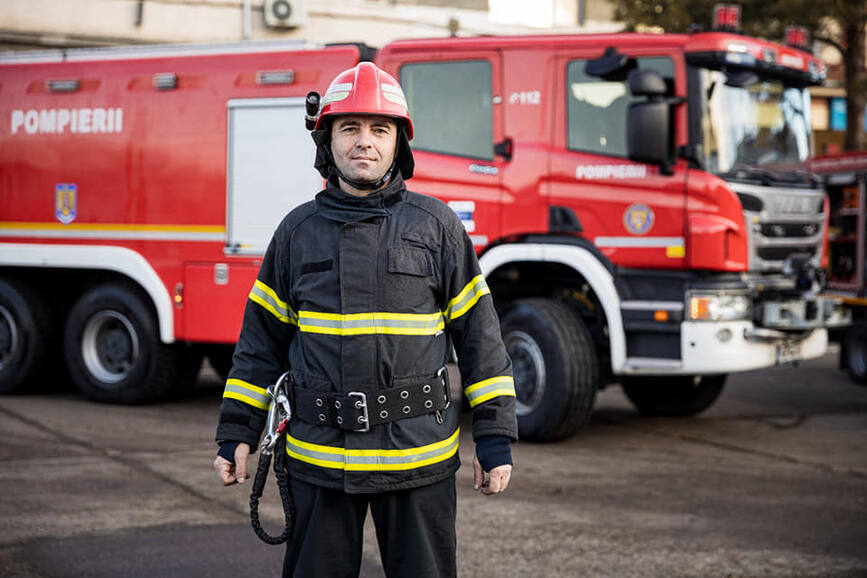 Pompierul lunii februarie 2020   Plutonier adjutant Busuioc Sorin Irinel | imaginea 1