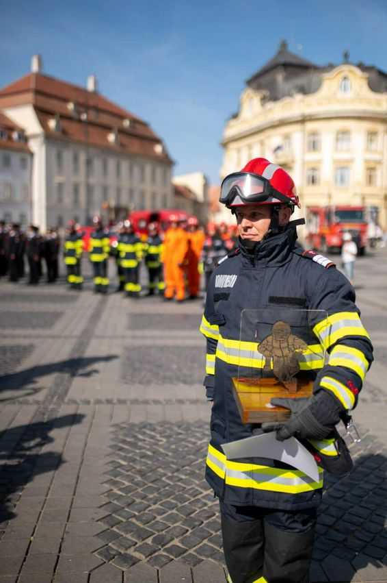 Plutonier adjutant Nagy Marius   pompierul anului 2023 la Sibiu | imaginea 1