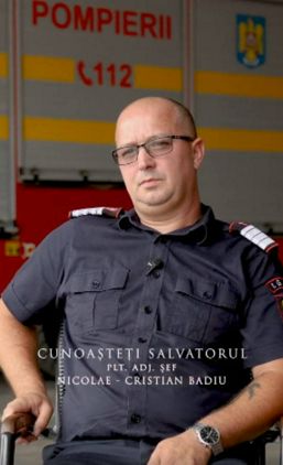 Potret de Pompier   Plutonier adjutant sef Cristian Badiu | imaginea 1