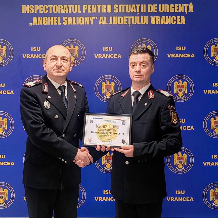 Pompierul lunii Ianuarie 2026   Respect  Plt  adj  sef Vlad Costel | imaginea 2