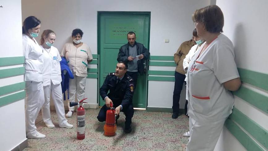 Agenda Pompierului Activități De Control Si Evacuare La Spitalul Județean De Urgență Miercurea Ciuc