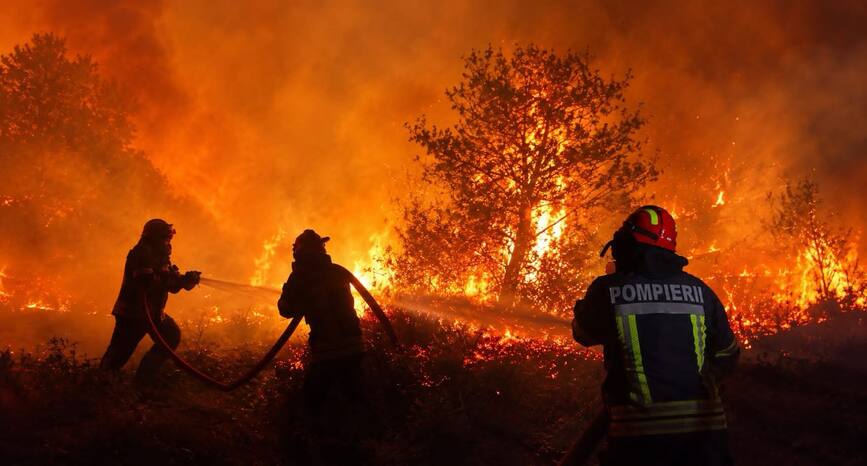 Astazi arde vegetatia uscata  maine poate fi casa ta | imaginea 1