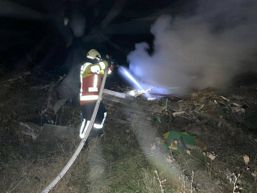 Incendiu gestionat de voluntarii SVSU Bistrita | imaginea 1