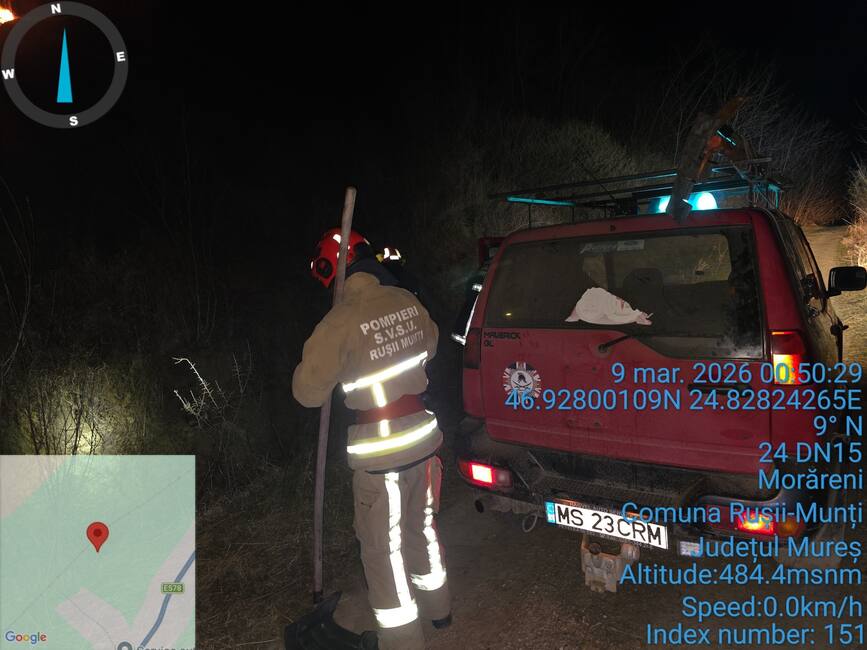 Pompierii voluntari au dus o lupta maraton cu focul | imaginea 1