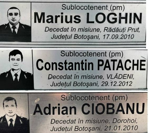 Trei pompieri salvatori au fost avansati post mortem | imaginea 1