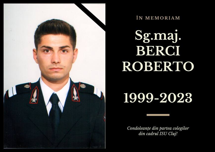 In memoriam Sergent major Berci Roberto Marcel | imaginea 1