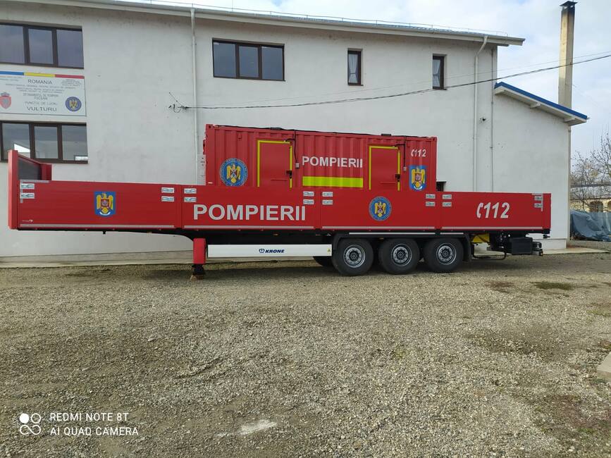 Container pirotehnic  intrat in dotarea ISU Vrancea | imaginea 1