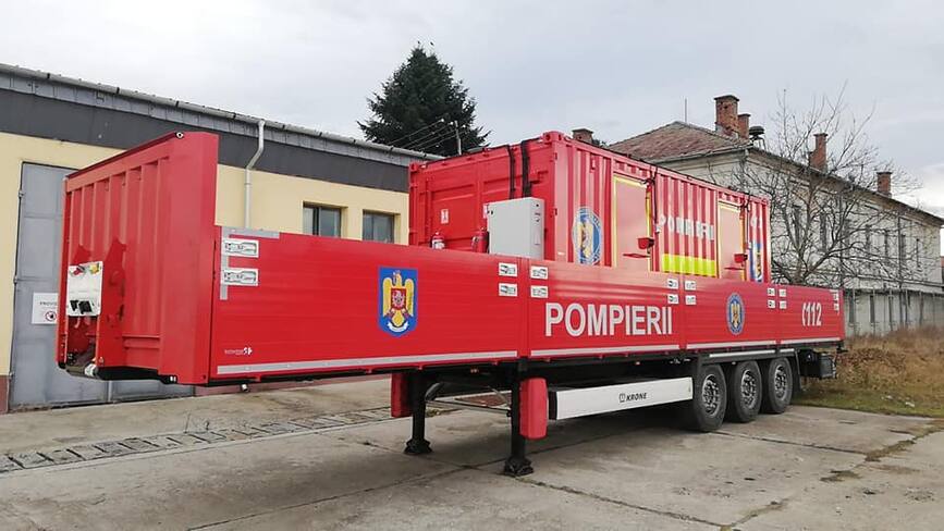 Container pirotehnic intrat in dotarea ISU Sibiu | imaginea 1