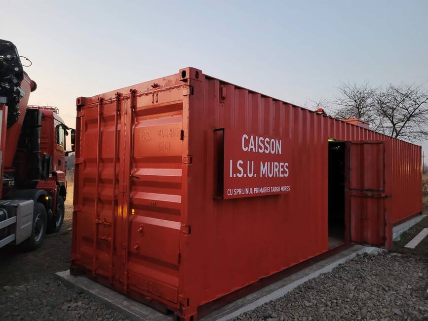 Container tip Caisson  intrat in dotarea ISU Mures | imaginea 1