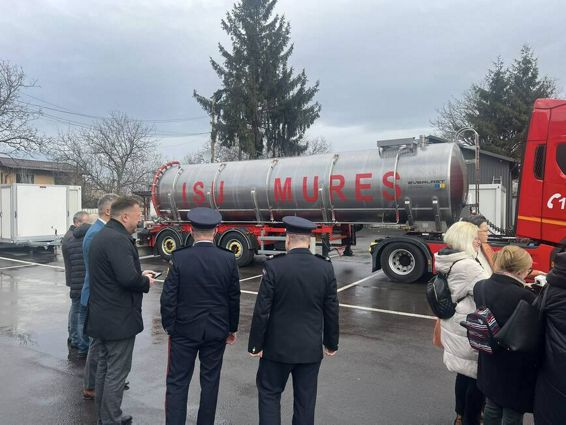 Noua autospeciala de mare capacitate in dotarea ISU Mures | imaginea 1